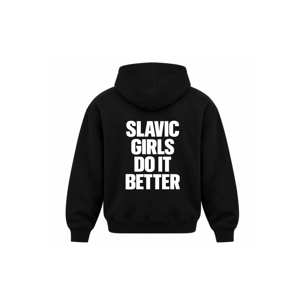 POLONIA WORLDWIDE® — Slavic Girls Hoodie Black