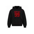 POLONIA WORLDWIDE – KURWA MAĆ 99 Hoodie | Black & Red