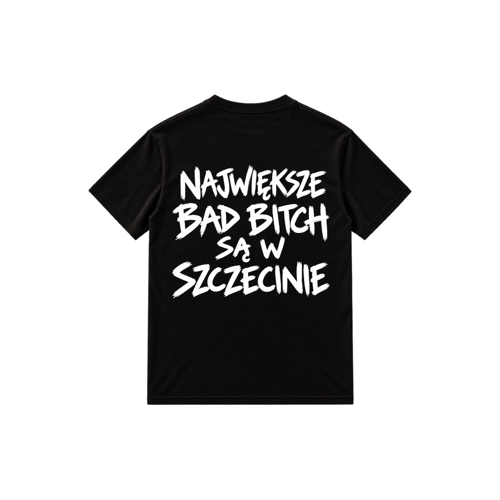 POLONIA WORLDWIDE – Szczecin Bad Bitch T-Shirt | Black