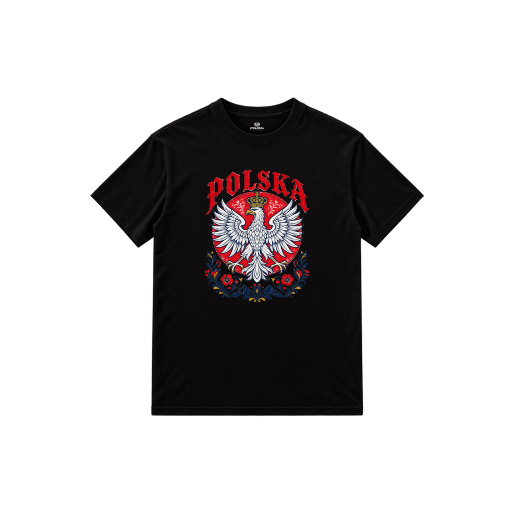 POLONIA WORLDWIDE® — HERITAGE T-Shirt Black